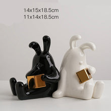 Cute Bunny Golden Book Bookend