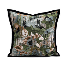 Elegant Jacquard Sofa Pillow Case/Decorfur