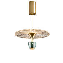 Fan Shape Crystal Pendant Light