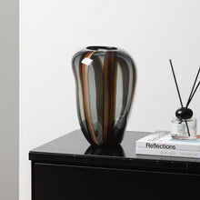 Striped Hydroponic Glass Vase