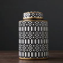 Gold Painting Ceramic Jars