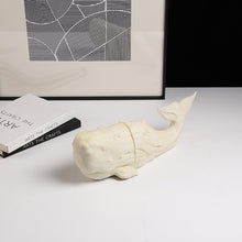 Abstract Whale Bookends