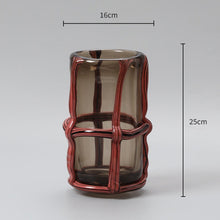 Checkered 3D Strip On Vase