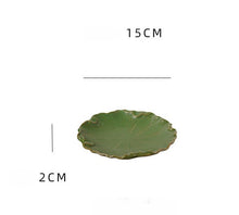 Rustic Lotus Leaf Plates/Decorfur