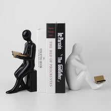 Human Reading Bookend