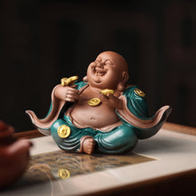 Laughing Money Buddha Green