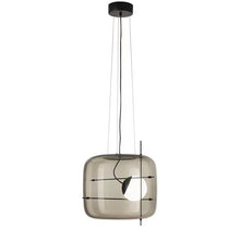 Minimal Glass Box Chandelier