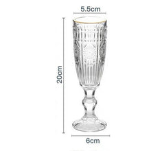 Floral Ice Cream Glass Cup (set of 4)
