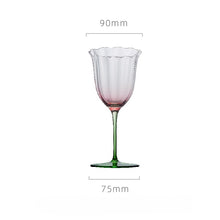 Blooming Crystal Wine Glass/Decorfur