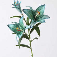 Easter Lily Artificial flower Stick ( set of 4)