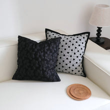 Obsidian Bloom Pillow/Decorfur