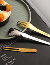 Mirror-Polished Stainless Steel Dessert Cutlery/Decorfur