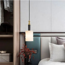 White Marble Texture Pendant Light