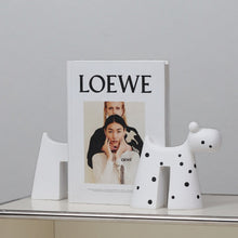 Spot Flocking Dog Bookends