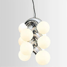 Molecular Glass Orb Chandelier