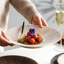 Contemporary Ceramic Salad Plate/Decorfur