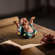 Laughing Money Buddha Green