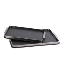 Braided Leather Metal Tray