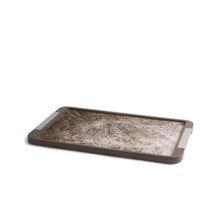 Chic Dual-Material Rectangular Tray/Decorfur