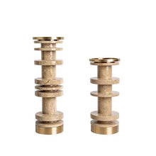 Bamboo Style Marble candlestand
