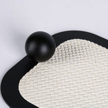 Metal Woven Leather Tray