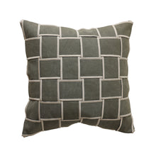 Grid Hand Made Pillow Cover (Sets Of 2)