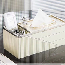 Cream & Golden Table Organizer