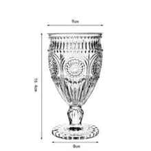 Floral Ice Cream Glass Cup (set of 4)