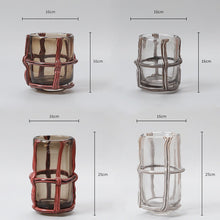 Checkered 3D Strip On Vase