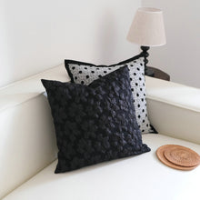 Obsidian Bloom Pillow/Decorfur
