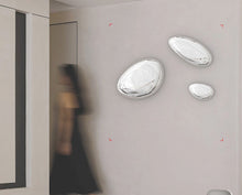 Sleek Drop Design Mirror/Decorfur