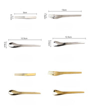 Mirror-Polished Stainless Steel Dessert Cutlery/Decorfur