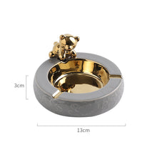 Cute Golden Bear Ashtray