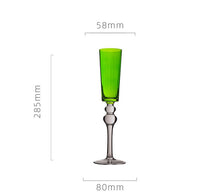 Glittering Retro Crystal Flutes/Decorfur