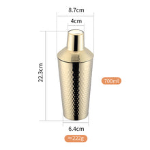 Hammer Finish Cocktail Shaker/Decorfur