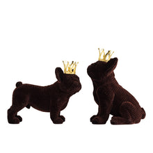 Flocked Puppy King/Decorfur