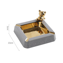 Cute Golden Bear Ashtray