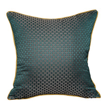 Opulent Teal Green & Orange Pillow Covers (Sets of 2)