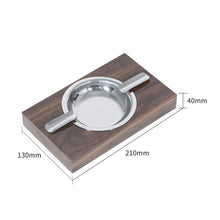 Brown Wooden Ashtray