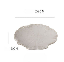 Rustic Lotus Leaf Plates/Decorfur