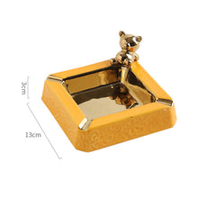 Cute Golden Bear Ashtray
