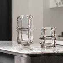 Checkered 3D Strip On Vase