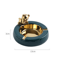 Cute Golden Bear Ashtray