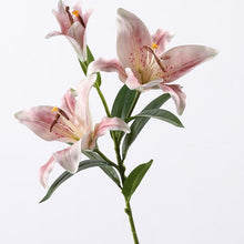Easter Lily Artificial flower Stick ( set of 4)