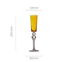 Glittering Retro Crystal Flutes/Decorfur