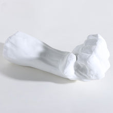 Handshake White Plaster Sculpture