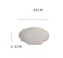 Rustic Lotus Leaf Plates/Decorfur