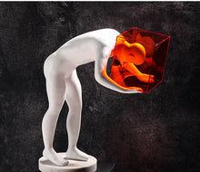 Man in a Box Sculpture Decorative