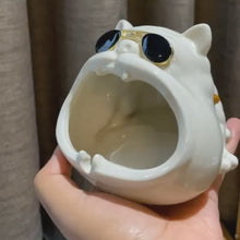 Cartoon Bull Dog Ashtray