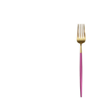 Violet Golden Cutlery